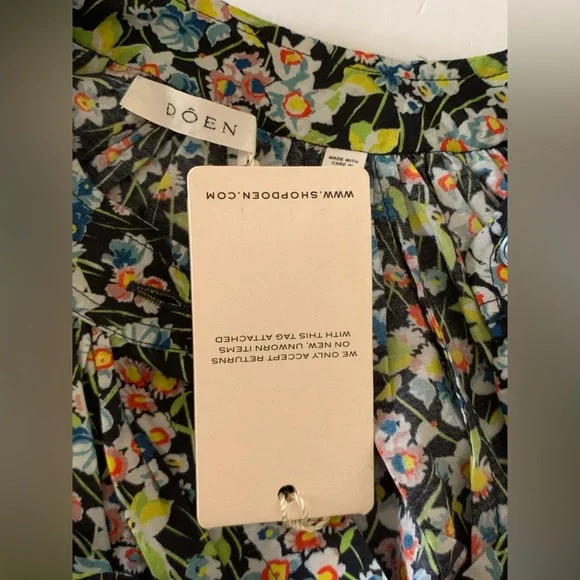 Doen Jill Top Blossom Breeze Size Small - Picture 5 of 13